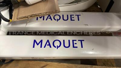 Maquet Double Dome Operating Light LED Powerled installed in 2015 YOM 2012 - 45cm and 80cm - functional Deinstalled by FME - 4