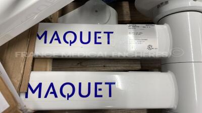 Maquet Double Dome Operating Light LED Powerled installed in 2015 YOM 2012 - 45cm and 80cm - functional Deinstalled by FME - 3