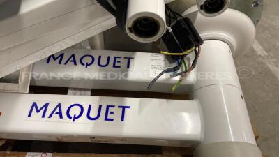 Maquet Double Dome Operating Light LED Powerled installed in 2015 YOM 2012 - 45cm and 80cm - functional Deinstalled by FME - 4