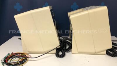 Lot of 2 Physio-Control Defibrillators Lifepak 9 (Both power up) - 2