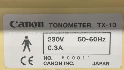 Canon Tonometer TX-10 (Powers up) - 7
