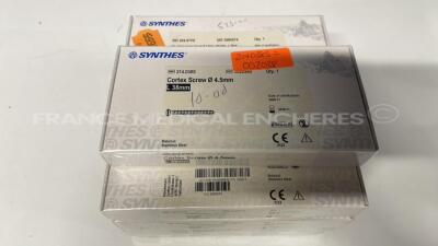 Lot of Synthes Bone Screws - 6
