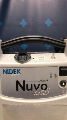 Lot of 2 Nidek Oxygen Concentrators Nuvo Lite 3 Mark 5 (Both power up) - 5
