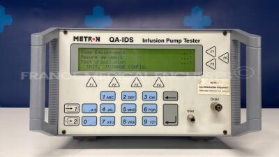 Metron Infusion Pump Tester QA-IDS - no power cable (Powers up)