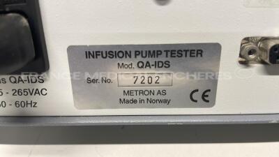 Metron Infusion Pump Tester QA-IDS - no power cable (Powers up) - 4