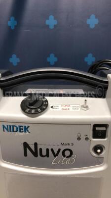 Lot of 2 Nidek Oxygen Concentrators Nuvo Lite 3 Mark 5 (Both power up) - 4