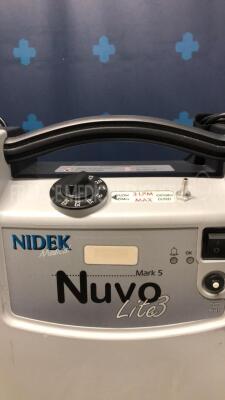 Lot of 2 Nidek Oxygen Concentrators Nuvo Lite 3 Mark 5 (Both power up) - 5