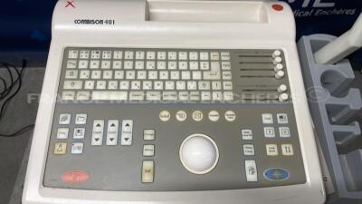 Kretz Ultrasound Combinson 401 - YOM 1999 w/ Kretz Probe EC4-9/10R - Boot error (Powers up) - 5