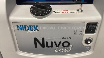 Lot of 2 Nidek Oxygen Concentrators Nuvo Lite 3 Mark 5 (Both power up) - 4