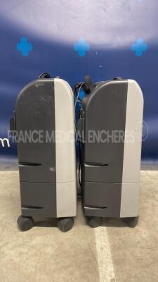Lot of 2 Nidek Oxygen Concentrators Nuvo Lite 3 Mark 5 (Both power up) - 3