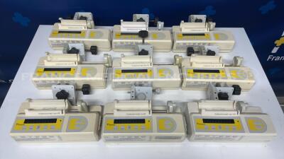 Lot of 9 Fresenius Syringe Infusion Pumps Injectomat cp-IS (All power up)