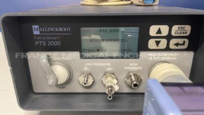 Mallinckrodt Ventilator PTS2000 w/ remote control - no power cable (Powers up) - 4