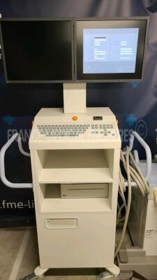 Siemens C-Arm Siremobile Compact L - YOM 2011 - compact size - high image quality - single key operation - dual mode 9/6 with digistore 100 and laser targeting - converter control frequency 15 kHz to 30 kHz - fluoroscopy 0.2 mA to 8.9 mA - digital radiogr - 2