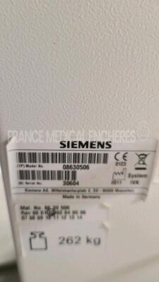 Siemens C-Arm Siremobile Compact L - YOM 2011 - compact size - high image quality - single key operation - dual mode 9/6 with digistore 100 and laser targeting - converter control frequency 15 kHz to 30 kHz - fluoroscopy 0.2 mA to 8.9 mA - digital radiogr - 16