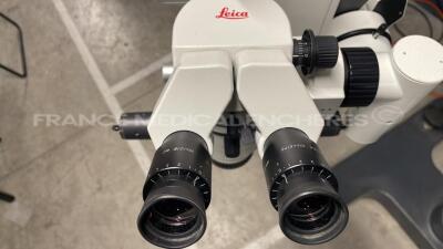Leica Microscope M690 Including Dual Binoculars 10x21 and 10x21 - ML53 stand w/ Leica Footswitch (Powers u - 8