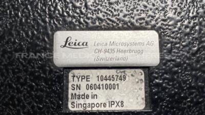 Leica Microscope M690 Including Dual Binoculars 10x21 and 10x21 - ML53 stand w/ Leica Footswitch (Powers u - 13