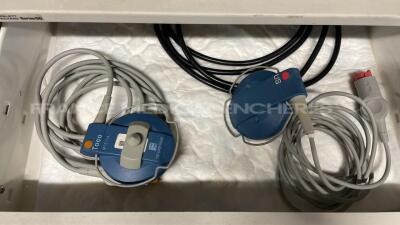 Hewlett Packard Fetal Monitor Series 50A w/ TOCO Probe and US Probe (Powers up) - 4