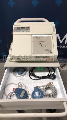 Hewlett Packard Fetal Monitor Series 50A w/ TOCO Probe and US Probe (Powers up) - 4