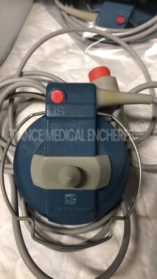 Hewlett Packard Fetal Monitor Series 50A w/ TOCO Probe and US Probe (Powers up) - 6