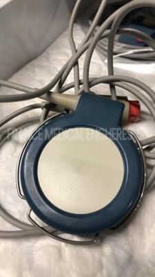 Hewlett Packard Fetal Monitor Series 50A w/ TOCO Probe and US Probe (Powers up) - 7