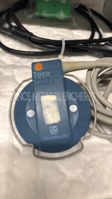Hewlett Packard Fetal Monitor Series 50A w/ TOCO Probe and US Probe (Powers up) - 8