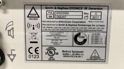 Smith and Nephew Electrosurgical Dyonics RF - YOM 2011 ( Powers up) - 5