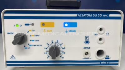 Alsa Electrosurgical Unit Alsatom SU 50 w/ Footswitch (Powers up) - 4