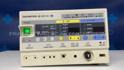 Olympus Electrosurgical Unit UES-30 (Powers up)