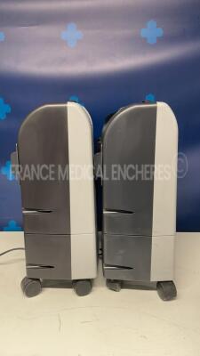 Lot of 2 Nidek Oxygen Concentrators Nuvo Lite 3 Mark 5 (Both power up) - 3