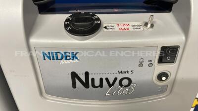 Lot of 2 Nidek Oxygen Concentrators Nuvo Lite 3 Mark 5 (Both power up) - 9