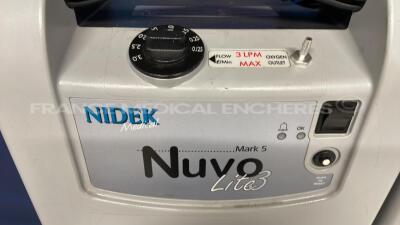 Lot of 2 Nidek Oxygen Concentrators Nuvo Lite 3 Mark 5 (Both power up) - 8