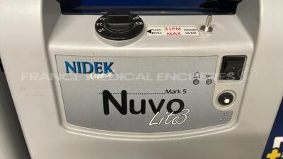 Lot of 2 Nidek Oxygen Concentrators Nuvo Lite 3 Mark 5 (Both power up) - 9