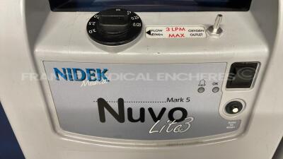 Lot of 2 Nidek Oxygen Concentrators Nuvo Lite 3 Mark 5 (Both power up) - 8