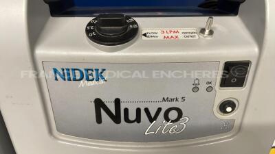 Lot of 2 Nidek Oxygen Concentrators Nuvo Lite 3 Mark 5 (Both power up) - 9