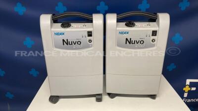 Lot of 2 Nidek Oxygen Concentrators Nuvo Lite 3 Mark 5 (Both power up)