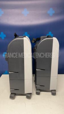 Lot of 2 Nidek Oxygen Concentrators Nuvo Lite 3 Mark 5 (Both power up) - 3