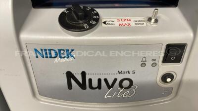 Lot of 2 Nidek Oxygen Concentrators Nuvo Lite 3 Mark 5 (Both power up) - 9