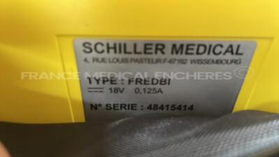 Lot of 3 Schiller Defibrilators Fredbi - no battery chargers (All power up) - 8