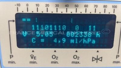 Taema Ventilator Clarys 2000 count 2338 h (Powers up) - 9