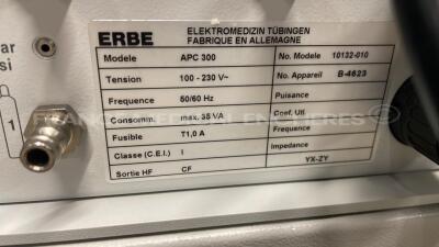 Lot of Erbe Electrosurgical Unit ICC 200EA and Erbe Electrosurgical Unit APC 300 YOM 2002 (Both power up) - 9
