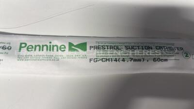 Lot of Pennine Prestrol Suction Catheters - 60cm (4,7mm) - 5