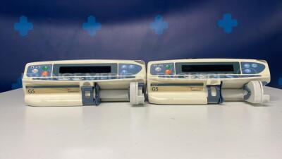Lot of 2 CardinalHealth Infusion Pumps Alaris GS - YOM 2007 and 2009 - no power cables (Powers up)