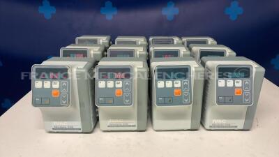 Lot of 12 Ivac Volumetric Pumps Modele 598 - YOM 2000/2001/2002/2004/2005/2006 - no power cables (All power up)