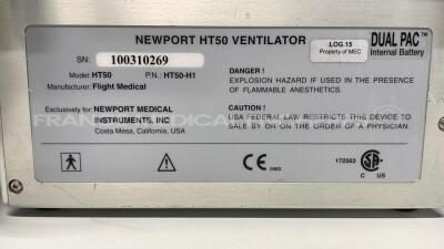 Newport Ventilator HT50 (Powers up) - 5