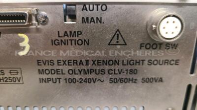 Olympus Xenon Light Source Evis Exera CLV-180 (Powers up) - 6