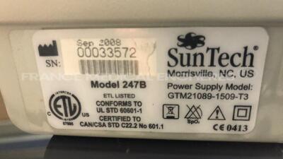 Lot of 3 Suntech Vital Signs Monitors 247B - YOM 2008/2010/2014 (All power up) - 10