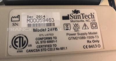 Lot of 3 Suntech Vital Signs Monitors 247B - YOM 2008/2010/2014 (All power up) - 11