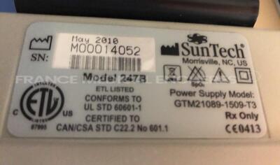 Lot of 3 Suntech Vital Signs Monitors 247B - YOM 2008/2010/2014 (All power up) - 12