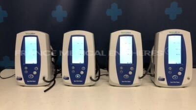 Lot of 4 WelchAllyn Vital Signs Monitors 42NOB YOM 3x2015 and 2012 w/ Power Supplies (All power up)