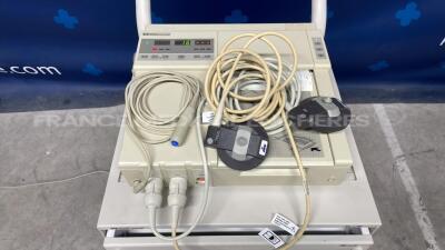 Hewlett Packard Fetal Monitor Series 50IP w/ TOCO Probe and US Probe (Powers up) - 4